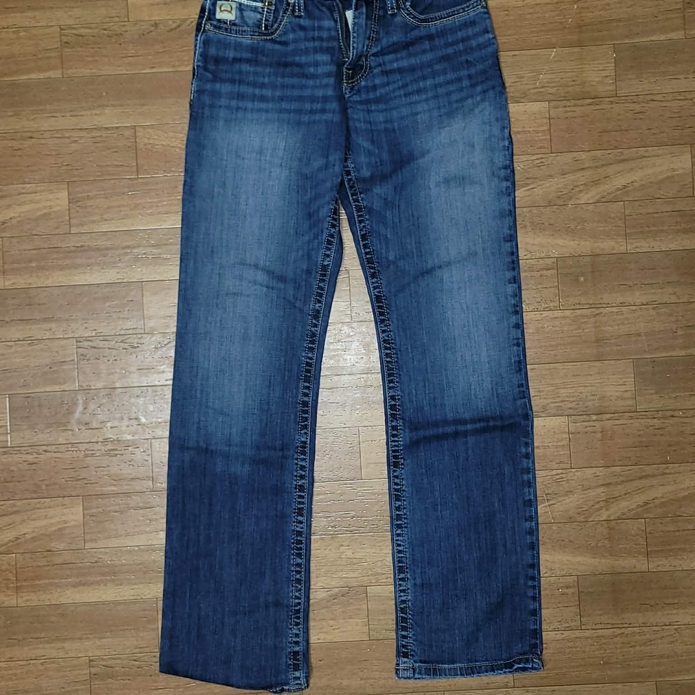 Cinch Men's Dark Blue Bootcut Jeans